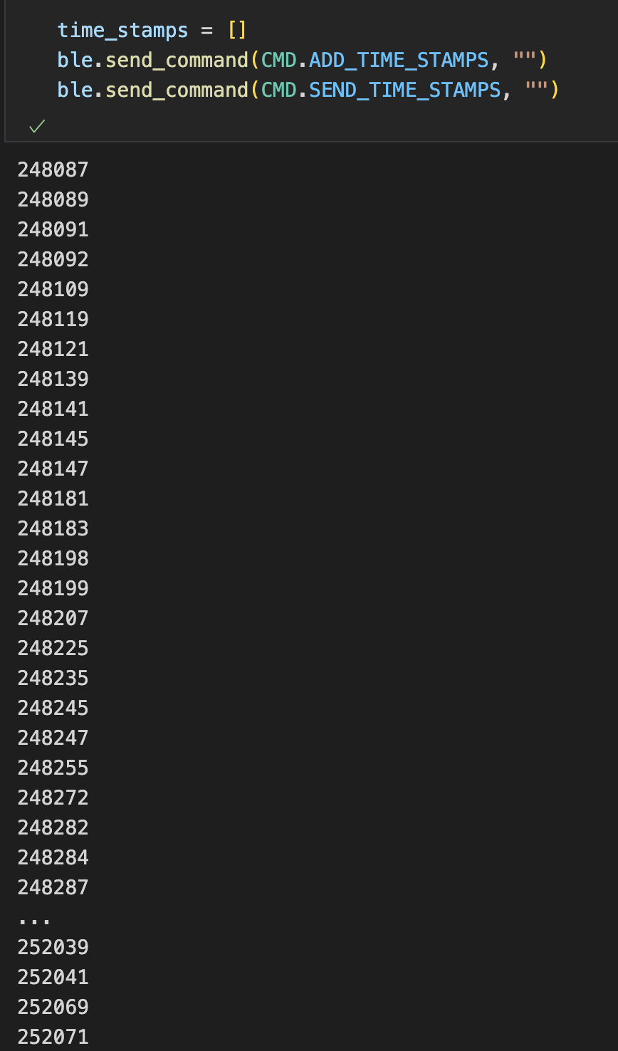 Send Time Data