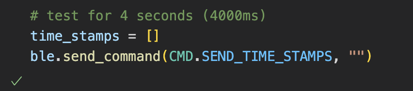 Time Stamps data